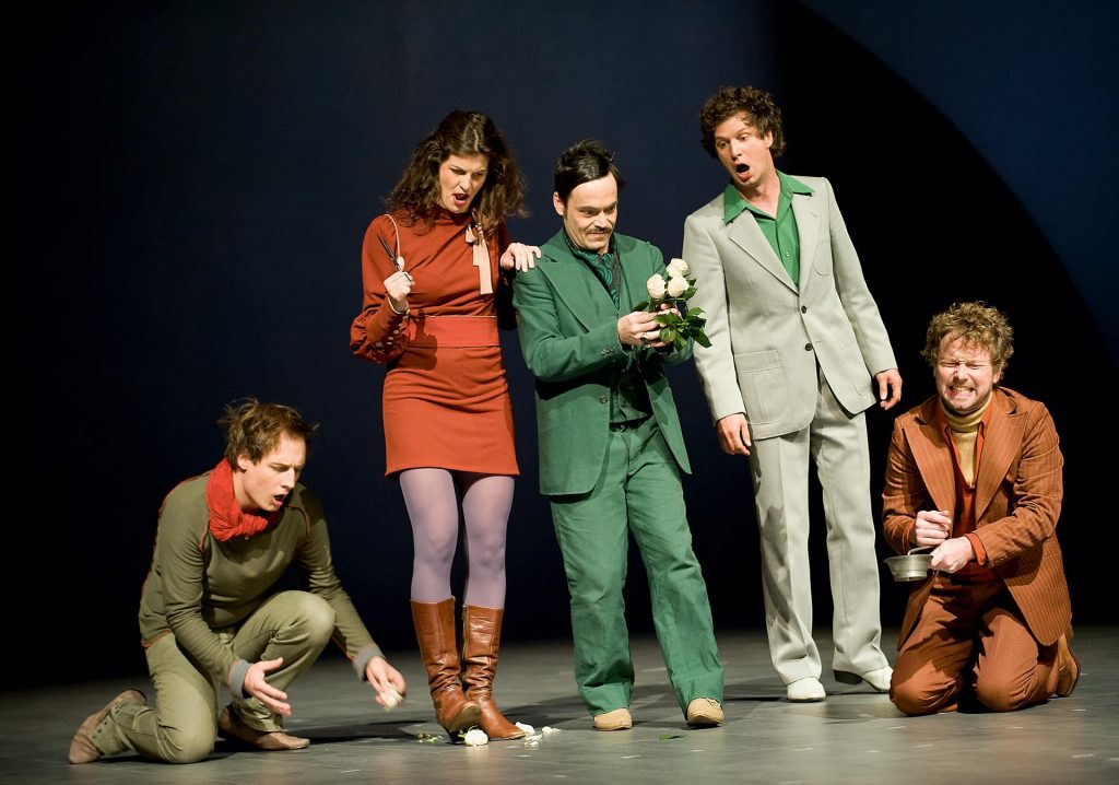  Milos Bulajic, Ulrike Mayer, Patric Schott, Nikolay Borchev, Philipp Caspari, Foto: Falk Wenzel