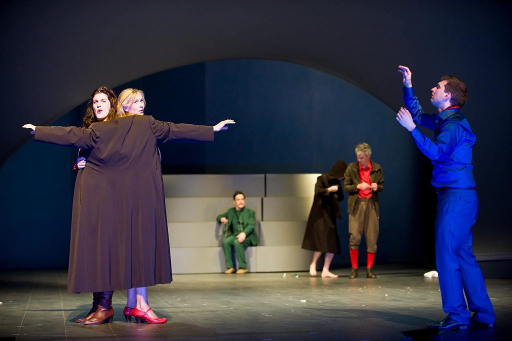  Ulrike Mayer, Laura Mitchell, Patric Schott, Adrian Gillott, Ted Schmitz, Nicholas Jenkins, Foto: Falk Wenzel