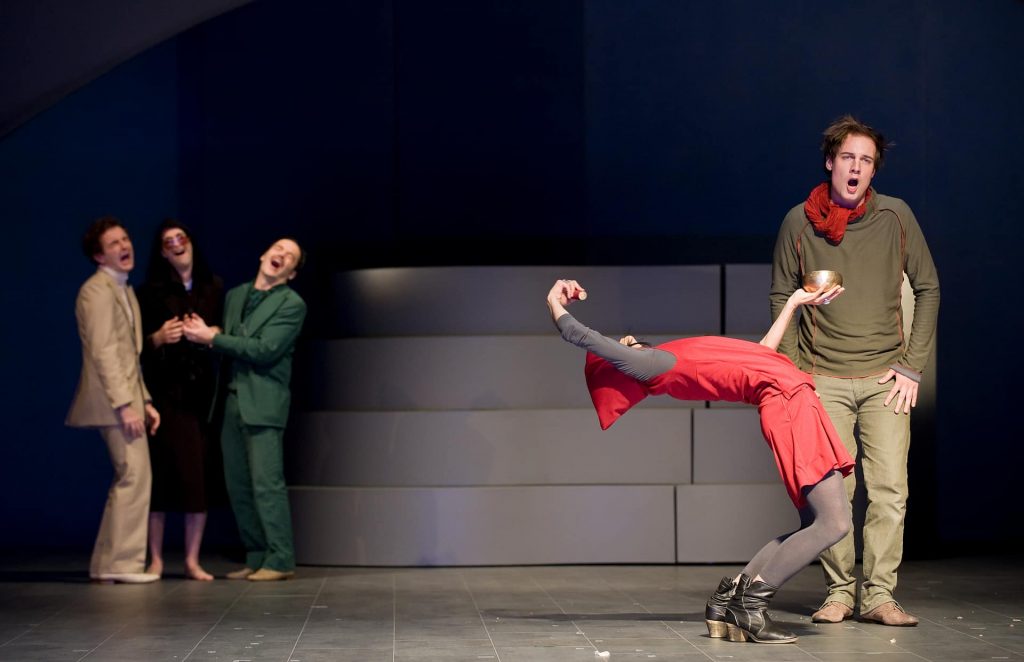  Peter Fasching, Adrian Gillott, Patric Schott, Yui Kawaguchi, Milos Bulajic, Foto: Falk Wenzel