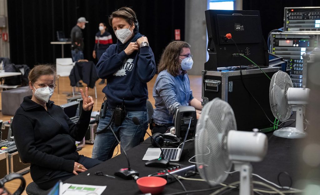  Nicola Hümpel, Tanja Steinbrücker, Arno Scholwin, Foto: Falk Wenzel