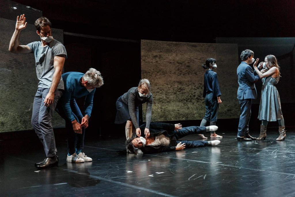  Michael Shapira, Ted Schmitz, Annedore Kleist, Patric Schott, Yui Kawaguchi, Martin Clausen, Anna-Luise Recke, Foto: Dirk Bleicker