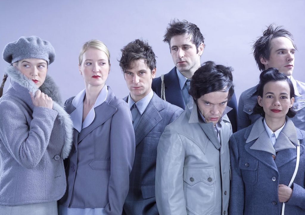  Verena Schonlau, Annedore Kleist, Lajos Talamonti, Peter Stock, Patric Schott, Sinta Tamsjadi, Julius Weiland, Foto: Oliver Proske