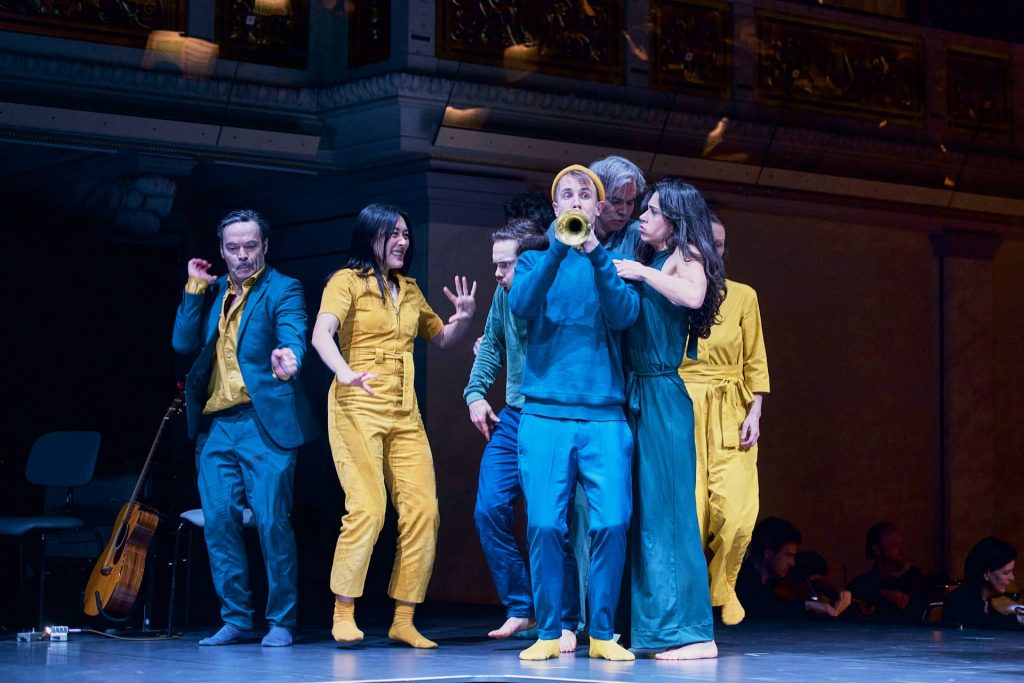  Patric Schott, Peyee Chen, Florian Graul, Paul Hübner, Ted Schmitz, Alba de Miguel, Elfa Run Kristinsdottir, Foto: Dieter Hartwig