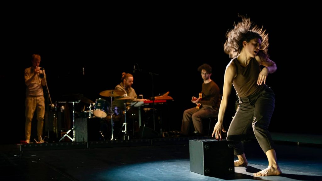  Paul Hübner, Philipp Kullen, Daniel Seminara, Lujain Mustafa, Foto: Falk Wenzel